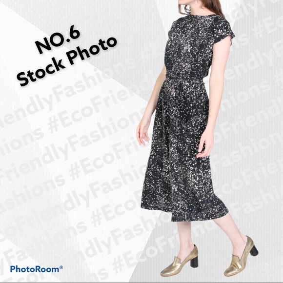 No. 6 Pants - NO.6 STORE WINONA JUMPSUIT IN BLACK/WHITE SPRAY